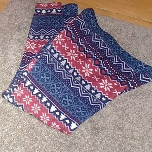 Warm aztec leggings